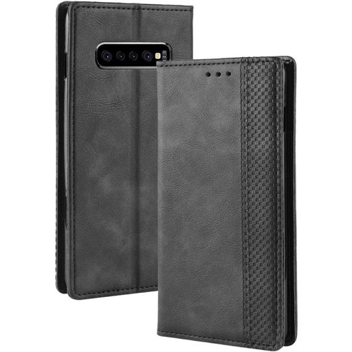 Mobigear Sensation Samsung Galaxy S10 Plus Hoesje Bookcase Portemonnee - Zwart