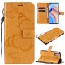 Mobigear Butterfly OPPO Reno 4 Hoesje Bookcase Portemonnee - Cognac