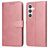 Mobigear Wallet Samsung Galaxy S24 Hoesje Bookcase Portemonnee - Roségoud