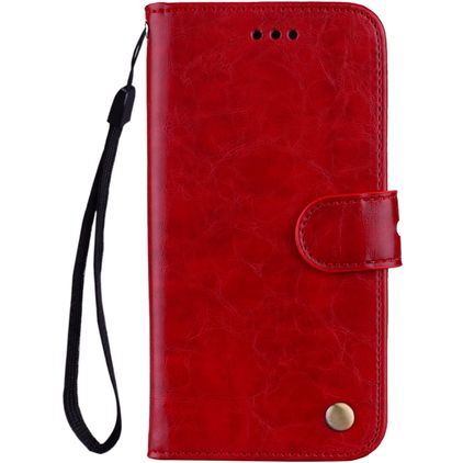 Mobigear Wallet Samsung Galaxy A70 Hoesje Bookcase Portemonnee - Rood