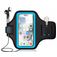 Mobigear Go Active Telefoonhouder Hardlopen LG K40s Sport Hoesje Neopreen Sportarmband - Blauw