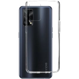 Mobiparts Classic Doorzichtig OPPO A74 4G Hoesje Flexibel TPU Backcover - Transparant