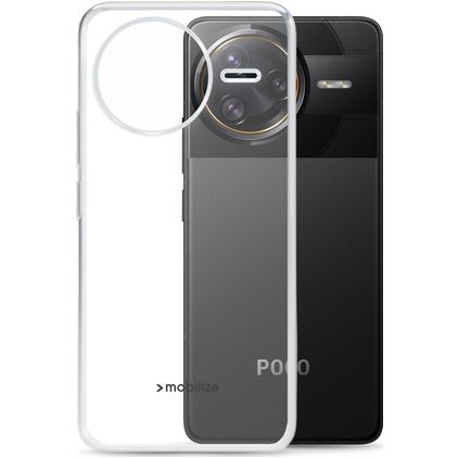 Mobilize Gelly Case Doorzichtig POCO F7 Ultra Hoesje Flexibel TPU Backcover - Transparant