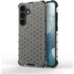 Mobigear Honeycomb Samsung Galaxy S24 Hoesje Hardcase Backcover Shockproof - Zwart