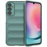 Mobigear Bumpy Samsung Galaxy A24 Hoesje Flexibel TPU Backcover - Groen
