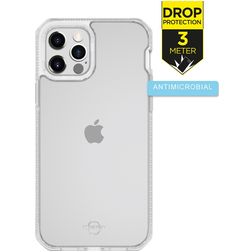 ITSkins HybridFrost Doorzichtig iPhone 12 Pro Max Hoesje Hardcase Backcover Shockproof - Transparant