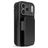 Decoded Detachable Wallet iPhone 18 Pro MagSafe Hoesje Echt Leer Uitneembare 2in1 Bookcase Portemonnee - Zwart