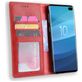 Mobigear Sensation Samsung Galaxy S10 Plus Hoesje Bookcase Portemonnee - Rood