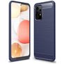 Mobigear Brushed Slim Samsung Galaxy A52s 5G Hoesje Flexibel TPU Backcover - Donkerblauw