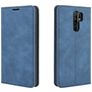 Mobigear Retro Slim Xiaomi Redmi 9 Hoesje Bookcase Portemonnee - Donkerblauw