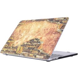 Mobigear Stone MacBook Pro 15 Inch (2016-2019) Hoes Hardshell Laptopcover MacBook Case - Model 5 - Model A1707 / A1990