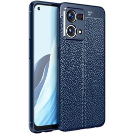 Mobigear Luxury OPPO Reno 7 4G Hoesje Flexibel TPU Backcover - Blauw
