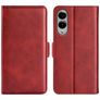 Mobigear Slim Magnet Samsung Galaxy S25 Edge Hoesje Bookcase Portemonnee - Rood