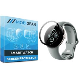 Mobigear Google Pixel Watch 2 Screenprotector Folie - Zwart Mobigear Google Pixel Watch 2 Screenprotector Folie - Zwart