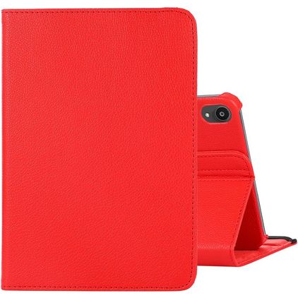 Mobigear DuoStand iPad Mini 6 (2021) Hoes Draaibare Bookcase - Rood