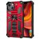 Mobigear Armor Stand iPhone 13 Pro Max Hoesje Hardcase Backcover Shockproof met Standaard - Rood
