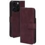 Mobiparts Classic Wallet MagSafe iPhone 16 Pro MagSafe Hoesje Bookcase Portemonnee - Velvet Red