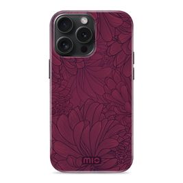 MIO iPhone 15 Pro MagSafe Hoesje Hardcase Backcover - Berry Blooms