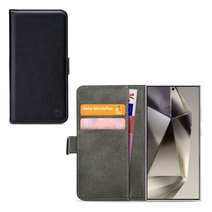 Mobilize Classic Gelly Wallet Samsung Galaxy S24 Ultra Hoesje Bookcase Portemonnee - Zwart