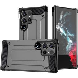 Mobigear Outdoor Samsung Galaxy S24 Ultra Hoesje Hardcase Backcover Shockproof - Grijs