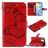 Mobigear Butterfly iPhone 12 Mini Hoesje Bookcase Portemonnee - Rood