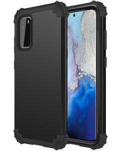 Mobigear Ultra Tough Samsung Galaxy S20 Hoesje Hardcase Backcover Shockproof - Zwart