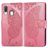 Mobigear Butterfly Samsung Galaxy A40 Hoesje Bookcase Portemonnee - Roze