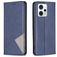 Mobigear Rhombus Slim Motorola Moto G23 Hoesje Bookcase - Blauw