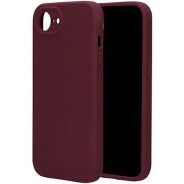 Mobiparts iPhone 16e Siliconen Hoesje Backcover - Plum Red