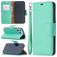 Mobigear Excellent iPhone 12 Hoesje Bookcase Portemonnee - Turquoise