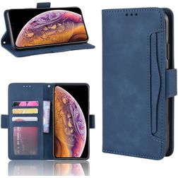 Mobigear Slide Wallet iPhone 11 Hoesje Bookcase Portemonnee - Blauw