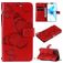 Mobigear Butterfly iPhone 12 Pro Hoesje Bookcase Portemonnee - Rood