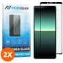Mobigear Premium Sony Xperia 10 II Glazen Screenprotector - Case Friendly - Zwart (2-Pack)
