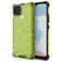 Mobigear Honeycomb Realme C21 Hoesje Hardcase Backcover Shockproof - Groen