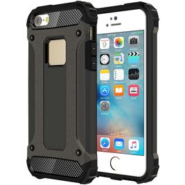 Mobigear Outdoor iPhone SE (2016) Hoesje Hardcase Backcover Shockproof - Zwart Mobigear Outdoor iPhone SE (2016) Hoesje Hardcase Backcover Shockproof - Zwart