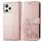 Mobigear Clover Realme C35 Hoesje Bookcase Portemonnee - Roségoud
