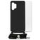 Mobilize Lanyard Gelly Samsung Galaxy A13 4G Flexibel TPU Hoesje met koord - Zwart