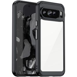 Mobigear Crystal Google Pixel 9 Pro Hoesje Hardcase Backcover - Zwart