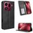 Mobigear Sensation OPPO Find X9 Pro Hoesje Bookcase Portemonnee - Zwart