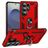 Mobigear Armor ring Samsung Galaxy S26 Ultra Hoesje Hardcase Backcover Shockproof met Ringhouder - Rood
