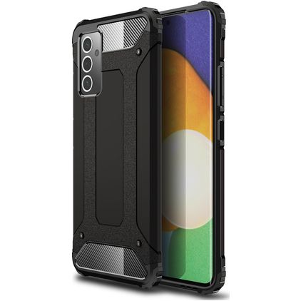 Mobigear Outdoor Samsung Galaxy A82 5G Hoesje Hardcase Backcover Shockproof - Zwart