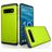 Mobigear Card Samsung Galaxy S10 Hoesje Hardcase Backcover Shockproof met Pasjeshouder - Groen