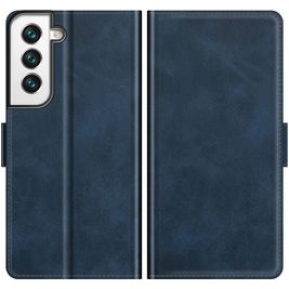 Mobigear Slim Magnet Samsung Galaxy S22 Hoesje Bookcase Portemonnee - Blauw