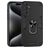 Mobigear Armor Ring Samsung Galaxy M55 Hoesje Hardcase Backcover Shockproof met Ringhouder - Zwart