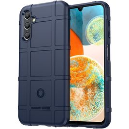 Mobigear Rugged Shield Samsung Galaxy A14 Hoesje Flexibel TPU Backcover Shockproof - Blauw