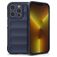 Mobigear Bumpy iPhone 14 Pro Hoesje Flexibel TPU Backcover - Donkerblauw