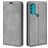 Mobigear Retro Slim Motorola Moto G71 5G Hoesje Bookcase Portemonnee - Grijs