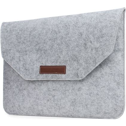 Mobigear Envelope Vilt Laptop Sleeve 13 inch Laptop hoes - Grijs
