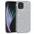 Mobigear Glitter iPhone 12 Hoesje Hardcase Backcover - Grijs