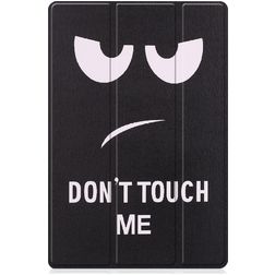 Mobigear Tri-Fold Samsung Galaxy Tab A8 10.5 (2021) Hoes Bookcase - Do Not Touch